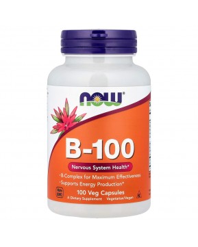 NOW Foods, B-100, 100 растительных капсул